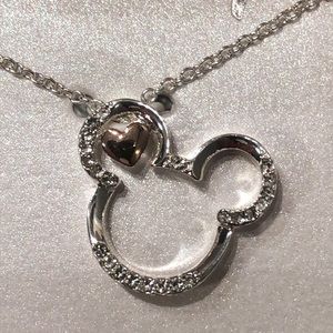 LA Rocks Disney Mickey Mouse Swarovski Necklace